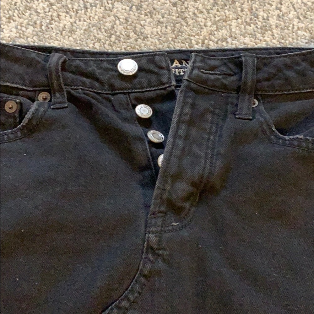 Sold. American eagle black denim skirt - Picture 2 of 3